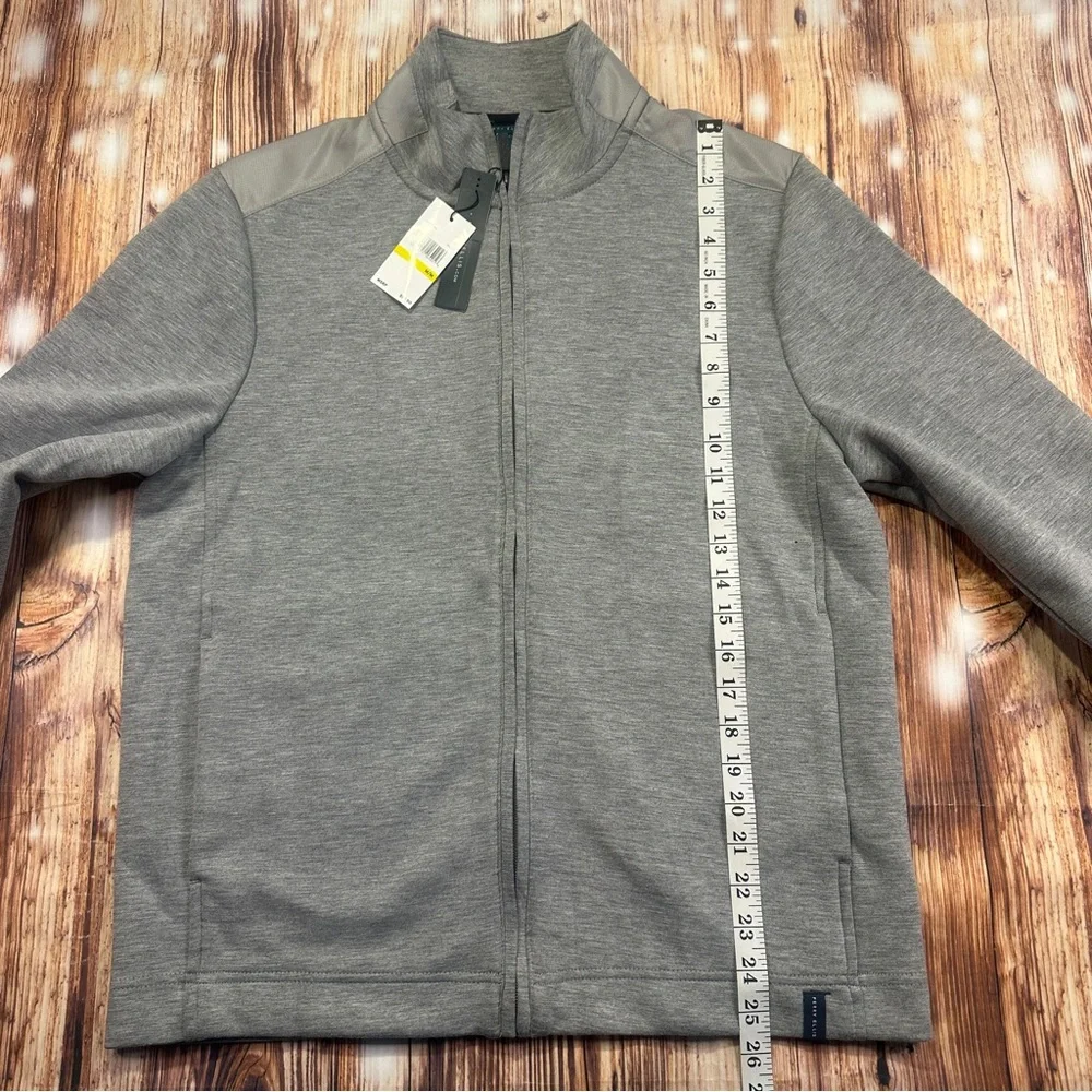 NWT Perry Ellis Full Zip Sweatshirt Men’s Size Medium - Picture 7 of 14